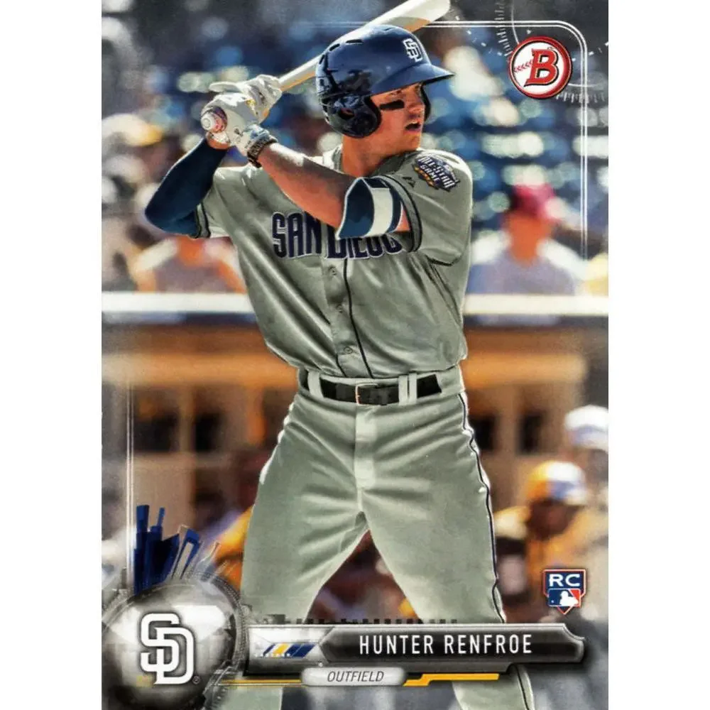 2017 Bowman Hunter RenfroeÂ  RC # 99 San Diego Padres